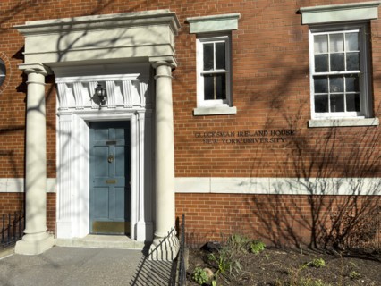Glucksman Ireland House, New York University, building exterior, New York City, New York, USA