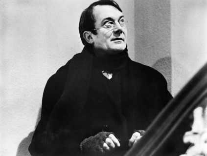 Denholm Elliott, on-set of the film, "A Doll's House", directed by Patrick Garland, Anglo-EMI Film