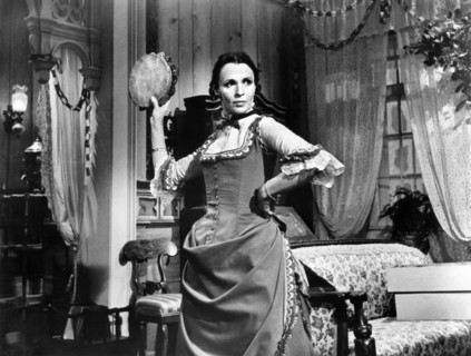 Clair Bloom, on-set of the film, "A Doll's House", directed by Patrick Garland, Anglo-EMI Film