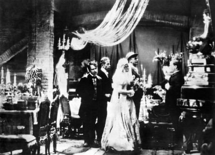 Carola Neher, Rudolf Forster, on-set of the German musical film, "The Threepenny Opera", German