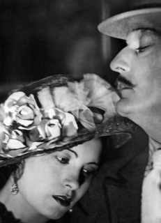 Carola Neher, Rudolf Forster, on-set of the German musical film, "The Threepenny Opera", German