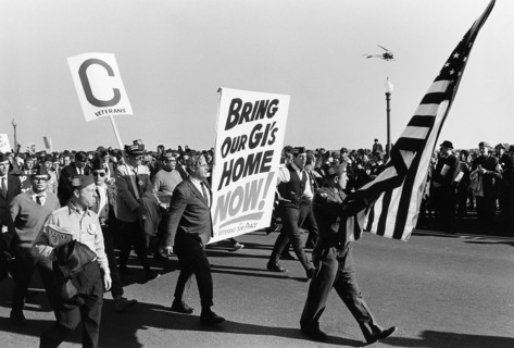 Veterans for Peace participating in March on the Pentagon, Washington, D.C., USA, Frank Wolfe,