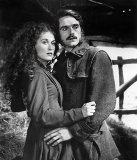 Meryl Streep, Jeremy Irons, on-set of the film, "he French Lieutenant's Woman", United Artists,