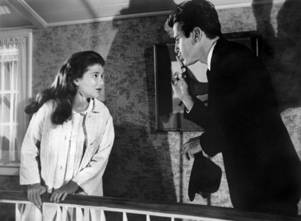 Annette, Gorman, Maximilian Schell, on-set of the film, "Five Finger Exercise", Columbia Pictures,