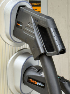 ChargePoint electric vehicle charging station, New York City