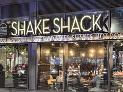 Shake Shack fast food restaurant, Boston