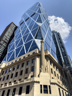 Hearst Tower featuring the original Hearst Magazine Building (Six lowest floors), building