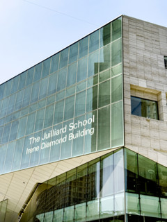 The Julliard School, Irene Diamond Building, building exterior, West 65th Street, Manhattan, New