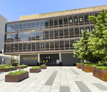 Martin Luther King Jr Educational Campus, building exterior, 122 Amsterdam Avenue, Manhattan, New
