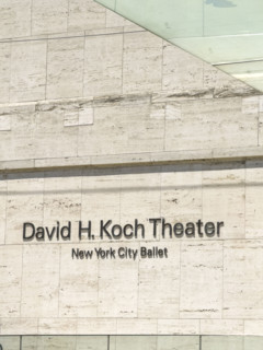 David H. Koch Theater, New York City Ballet, building exterior detail, Lincoln Center for the