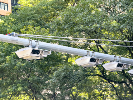 Congestion pricing scanners, Manhattan, New York City, New York, USA