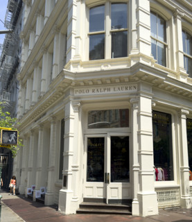 Ralph Lauren retail store, building exterior, 109 Prince Street, Soho, Manhattan, New York City,