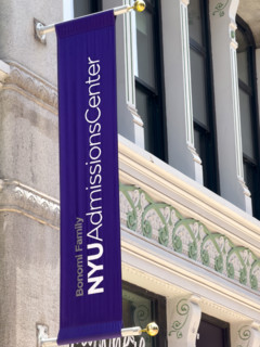 NYU Admissions Center, New York University, building exterior, Greenwich Village, Manhattan, New