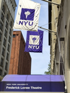 Frederick Loewe Theatre, New York University, building exterior, 35 West 4th Street, Greenwich