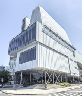 Whitney Museum of American Art, building exterior, 99 Gansevoort Street, Meatpacking District,