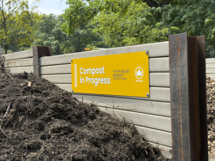95th Street Compost Compound, Riverside Park Conservancy, Riverside Park, Manhattan, New York City,
