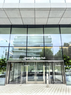 Henry R. Kravis Hall, building entrance, Columbia University Business School, Columbia University,