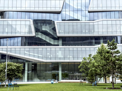Henry R. Kravis Hall, building exterior, Columbia University Business School, Columbia University,