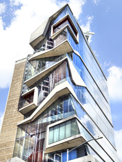 Roy and Diana Vagelos Education Center, Columbia University Medical School, building exterior, low