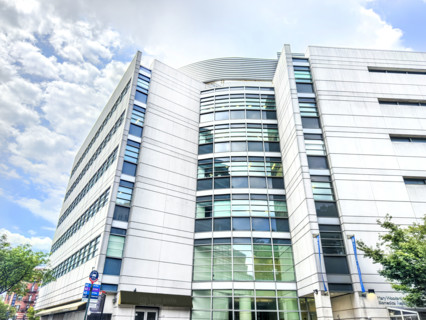 Mary Woodard Lasker Biomedical Research Building, building exterior, New York-Presbyterian