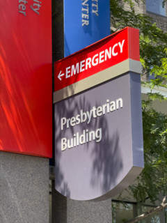 New York-Presbyterian Hospital/Columbia University Irving Medical Center, Emergency entrance,