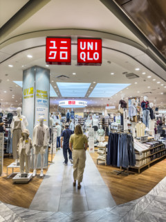 Uniqlo retail store, exterior view, 35 Hudson Yards, Hudson Yards, Manhattan, New York City, New