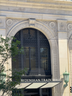 Moynihan Train Hall, building entrance detail, James A. Farley Building, Pennsylvania Station,