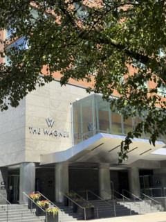 The Wagner Hotel, building exterior, 2 West Street, Tribeca, Manhattan, New York City, New York,
