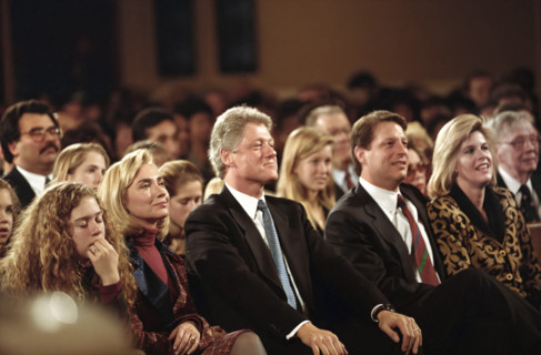 Chelsea Clinton, U.S. President-elect Bill Clinton, Hillary Rodham Clinton, U.S. Vice