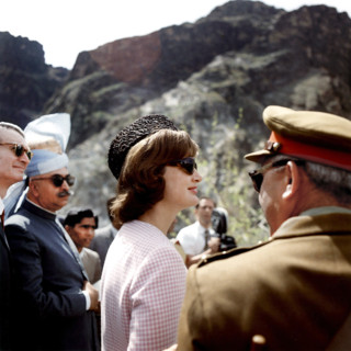 U.S. First Lady Jacqueline Kennedy visiting Khyber Pass, Khyber Pakhtunkhwa, Pakistan at