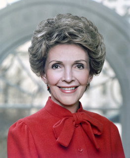 Official portrait of U.S. First Lady Nancy Reagan, Washington, D.C., USA, President Ronald Reagan