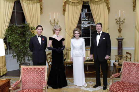 Prince Charles, Princess Diana, U.S. First Lady Nancy Reagan  and U.S. President Ronald Reagan in