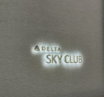 Delta Sky Club, interior wall detail, Delta Airlines, Fort Lauderdale-Hollywood International