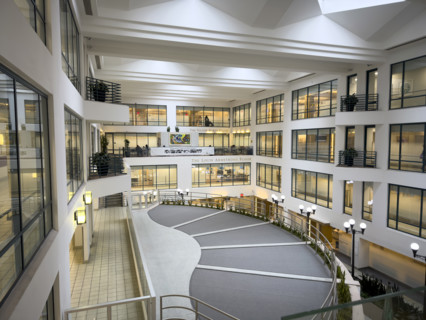Interior view of the Victor Borge and Louis Armstrong floors at Mount Sinai-Union Square Urgent