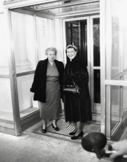 Mamie Eisenhower (right), wife of U.S. President-elect Dwight D. Eisenhower and U.S. First Lady