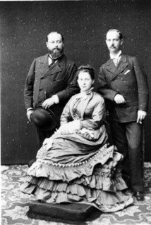 Edouard VII, la Reine Olga et le Roi Georges Ier de Grèce