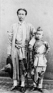Roi Chulalongkorn de Siam et le Prince Paribatra