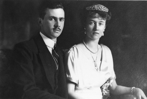 Le Prince Félix de Bourbon Parme et la Grande Duchesse Charlotte de Luxembourg