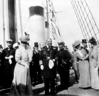 Nicolas II Alexandrovitch et l'impératrice Alexandra