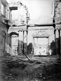 Le Château de Saint-Cloud brûlé après la guerre de 1870