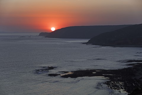 Coucher de soleil, Cotentin
