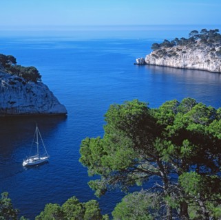 Cassis, la calanque de Port-Pin, Bouches-du-Rhône