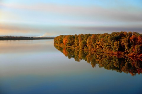 Le Rhône vers Avignon, Vaucluse