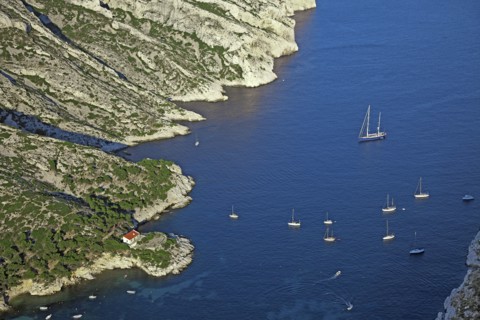 Marseille, la calanque de Sormiou, Bouches-du-Rhône