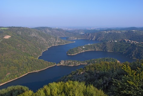 Paysage des Gorges de la Loire, Loire