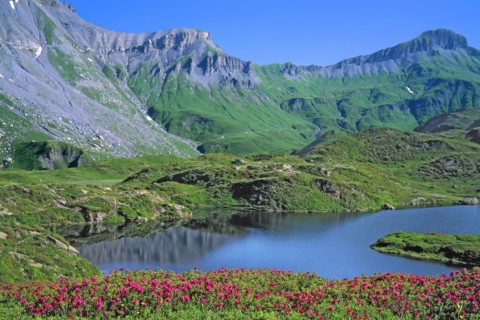 Mountain lake, Haute-Savoie