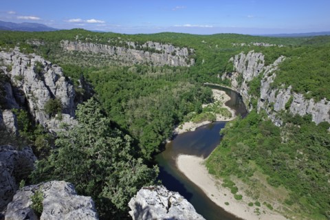 Gorges de Chassezac vers Berrias, Ardèche