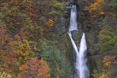 Chedde, la cascade de Cœur, Haute-Savoie