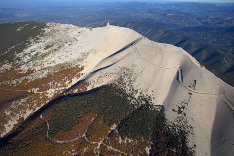 Sommet du Mont ventoux et l'observatoire, Vaucluse