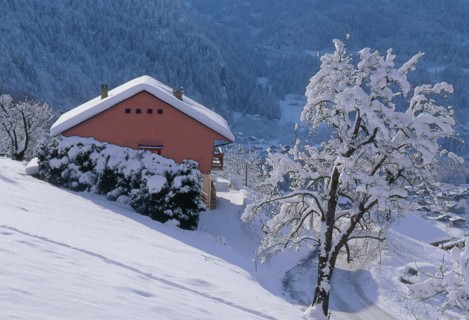 Paysage hivernal, Haute-Savoie